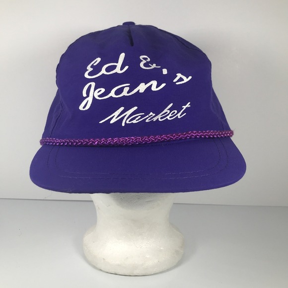 The Unbranded Brand Other - Vintage Ed And Jeans Market purple baseball cap rope Headwear KC